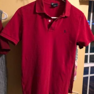 Boys red Polo